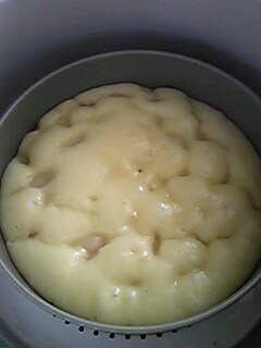 卵なし豆乳蒸しパン