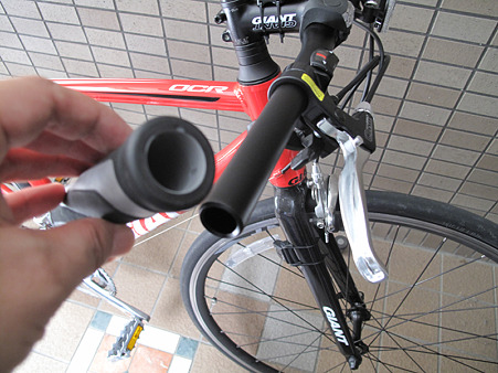 グリップを外す 力技 グリップを外す 力技