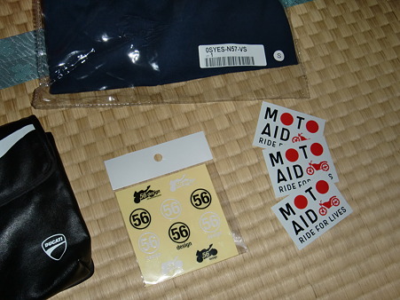 56designとMOTO AIDステッカー