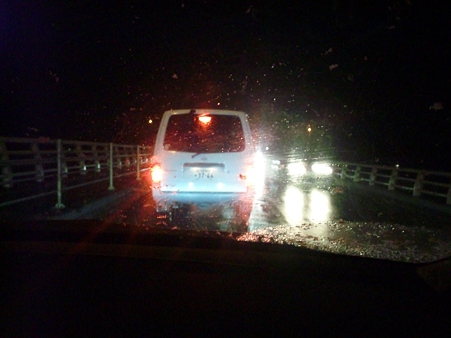 2012.02.17 帰宅途中に雪